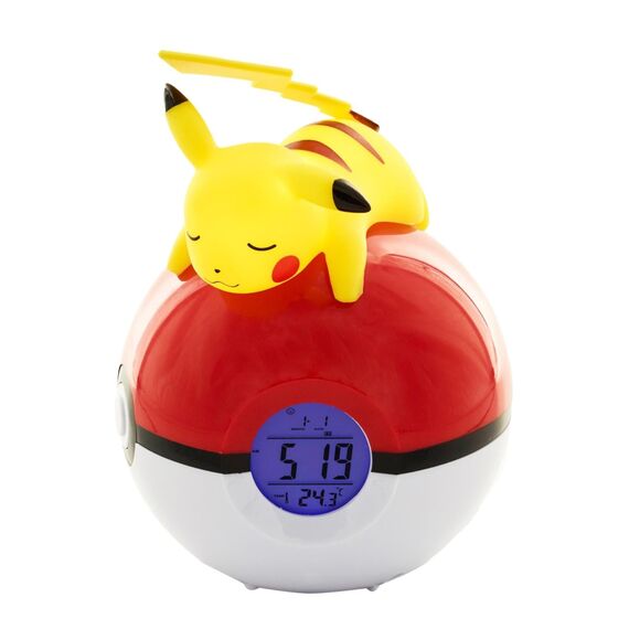 Budzik Pokemon - Pikachu Pokeball- Zdjęcie 3