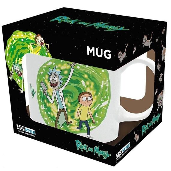 Kubek Rick and Morty - Portal 320ml- Zdjęcie 3