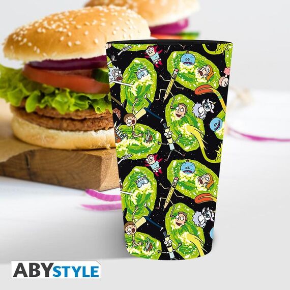 Szklanka Rick & Morty - Portals 400ml- Zdjęcie 4