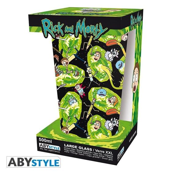 Szklanka Rick & Morty - Portals 400ml- Zdjęcie 5