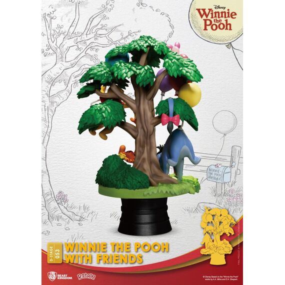 Diorama Disney D-Stage - Winnie with Friends- Zdjęcie 3