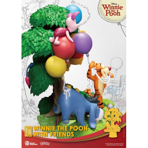 Diorama Disney D-Stage - Winnie with Friends- Zdjęcie 5