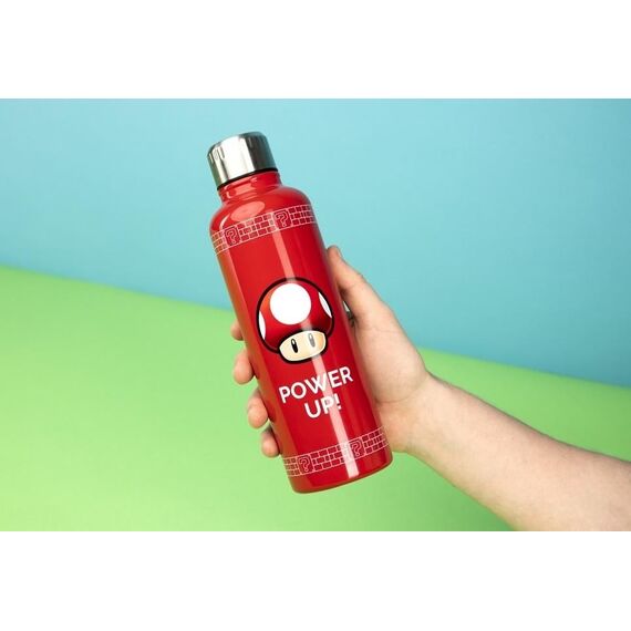 Butelka metalowa Super Mario - Power Up 500ml- Zdjęcie 2