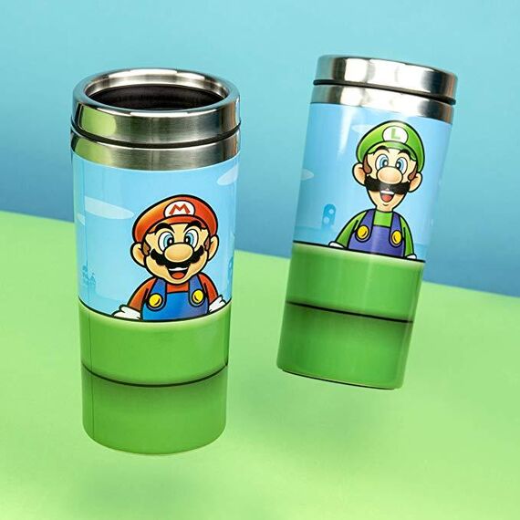 Metalowy kubek podróżny Super Mario - Warp Pipe 450ml- Zdjęcie 2