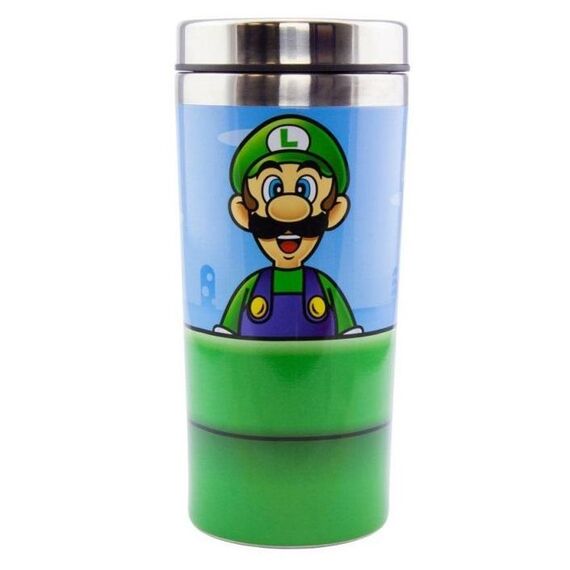 Metalowy kubek podróżny Super Mario - Warp Pipe 450ml- Zdjęcie 4
