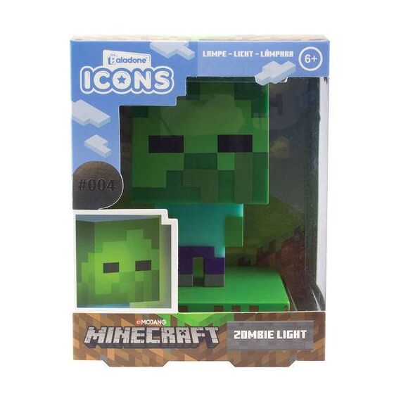 Lampka Minecraft - Zombie- Zdjęcie 3