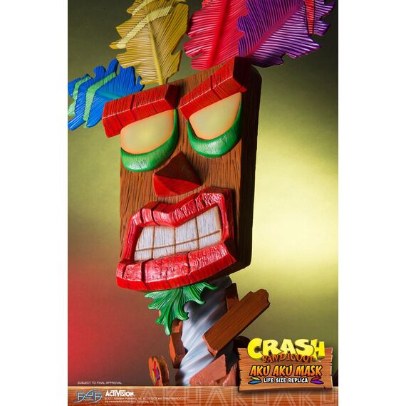 Maska Crash Bandicoot - Life Size Aku Aku Mask- Zdjęcie 3