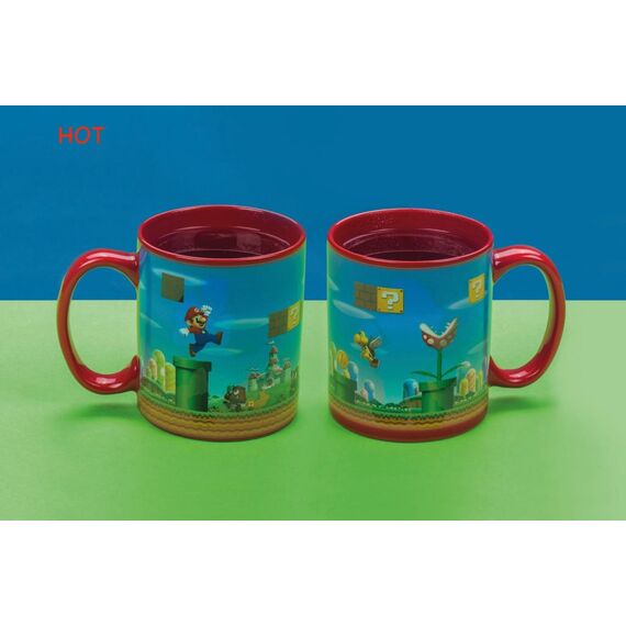 Kubek zmieniający kolor Super Mario Bros - Vintage- Zdjęcie 2
