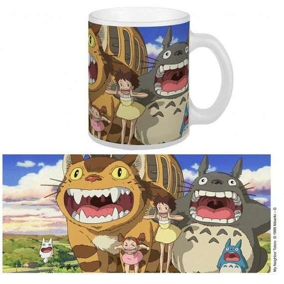 Kubek Studio Ghibli - Nekobus & Totoro 300ml