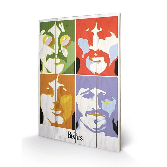 Nadruk na drewnie The Beatles - Sea of Science 40x59cm