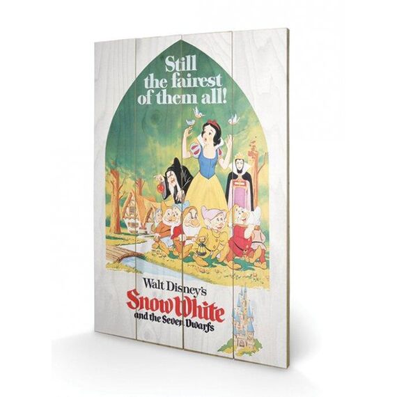 Nadruk na drewnie Disney - Snow White Still the Faries 40x59cm- Zdjęcie 2