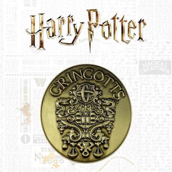 Medalion kolekcjonerski Harry Potter - Gringotts Bank