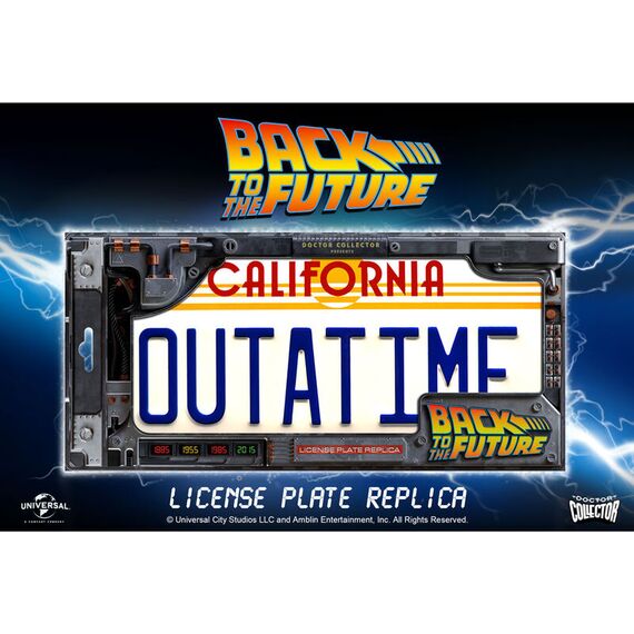 Replika tablicy rejestracyjnej Back to the Future 1/1 - Outatime