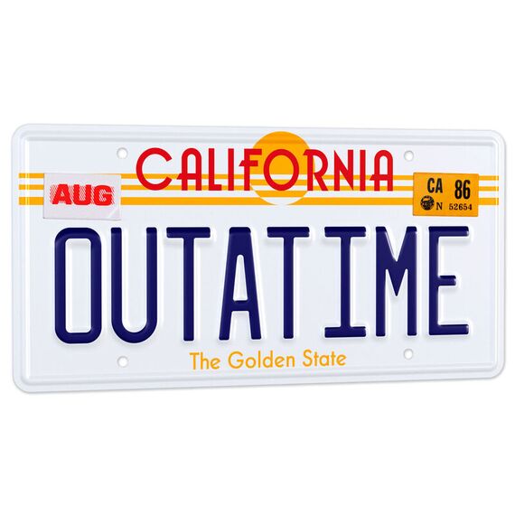 Replika tablicy rejestracyjnej Back to the Future 1/1 - Outatime- Zdjęcie 6