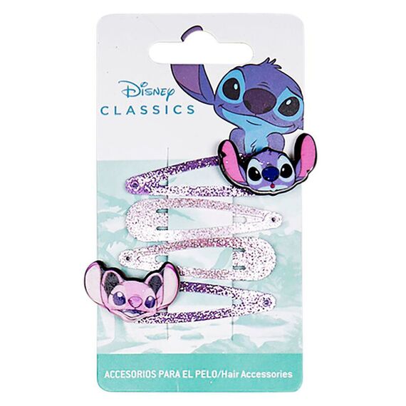 Zestaw 4 spinek do włosów Disney Stitch