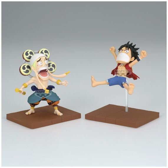 Figurka One Piece World Collectable - Monkey D. Luffy & Enel- Zdjęcie 2