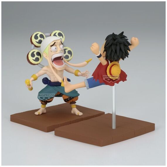 Figurka One Piece World Collectable - Monkey D. Luffy & Enel- Zdjęcie 3