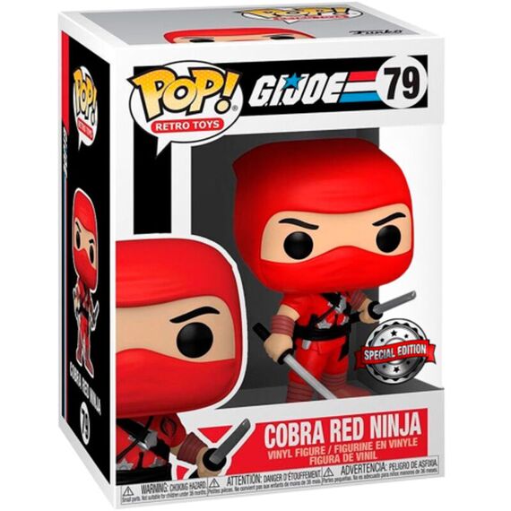 Figurka Funko POP! G.I. Joe - Cobra Red Ninja Exclusive- Zdjęcie 2