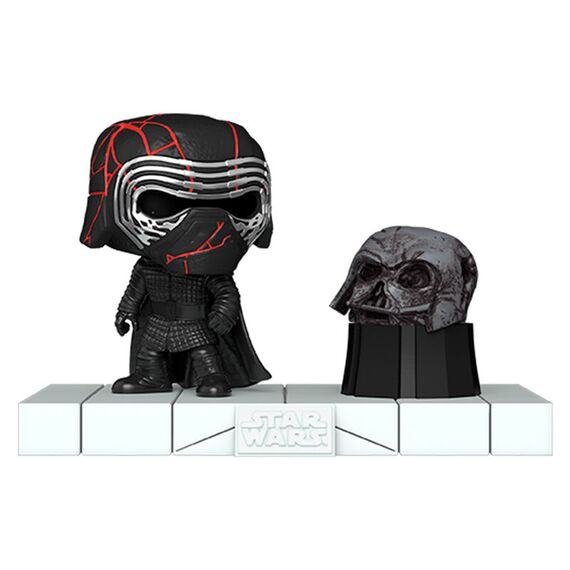Figurka Star Wars POP! Deluxe - Kylo Ren with Darth Vader Helmet