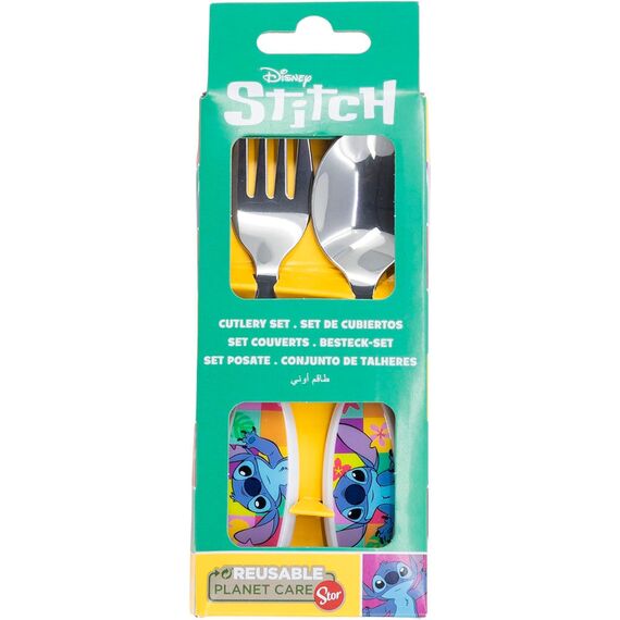 Zestaw metalowych sztućców Disney - Stitch- Zdjęcie 2