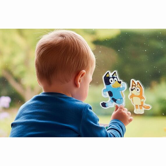 Naklejki żelowe na szybę Bluey- Zdjęcie 3