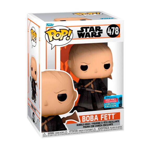 Figuka Star Wars POP! - Boba Fett No Armor Exclusive- Zdjęcie 2