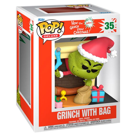 Figurka Funko POP! Deluxe The Grinch with Bag- Zdjęcie 2