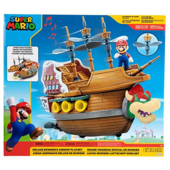 Zestaw Nintendo Super Mario Deluxe - Statek Bowsera