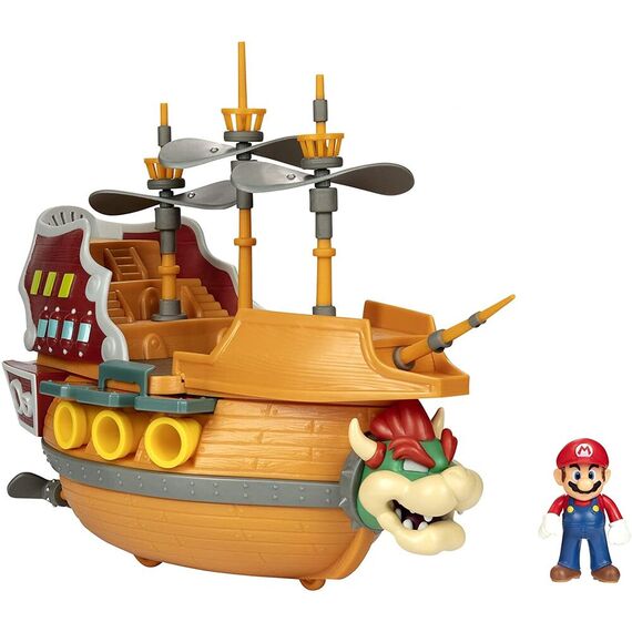 Zestaw Nintendo Super Mario Deluxe - Statek Bowsera- Zdjęcie 6