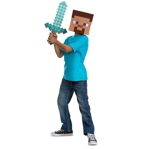 Maska Minecraft z mieczem- Zdjęcie 2