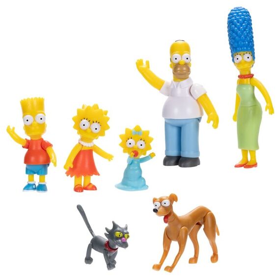 Zestaw 7 figurek The Simpsons Family- Zdjęcie 2
