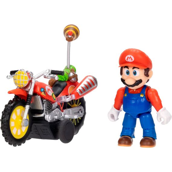 Pojazd z figurką The Super Mario Galaxy Movie - Mario z motorem- Zdjęcie 5