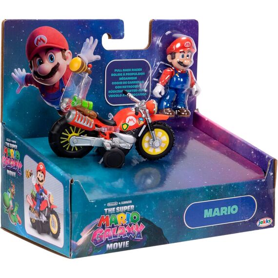 Pojazd z figurką The Super Mario Galaxy Movie - Mario z motorem- Zdjęcie 7