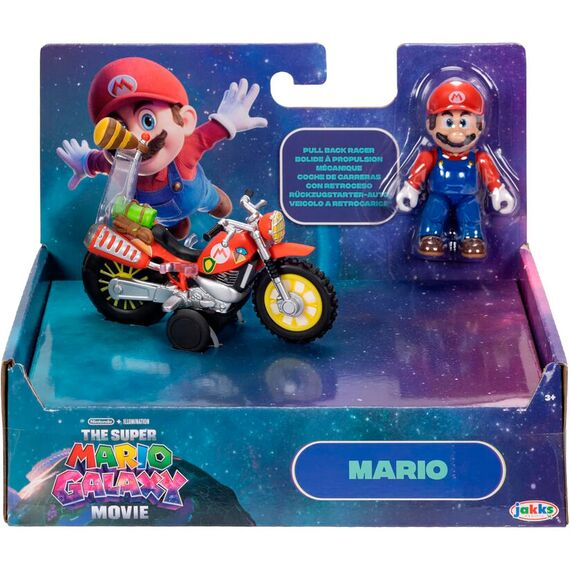 Pojazd z figurką The Super Mario Galaxy Movie - Mario z motorem- Zdjęcie 8