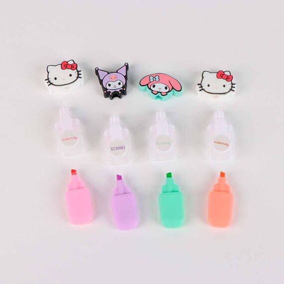 Zestaw 4 podkreślaczy Hello Kitty & Friends- Zdjęcie 2
