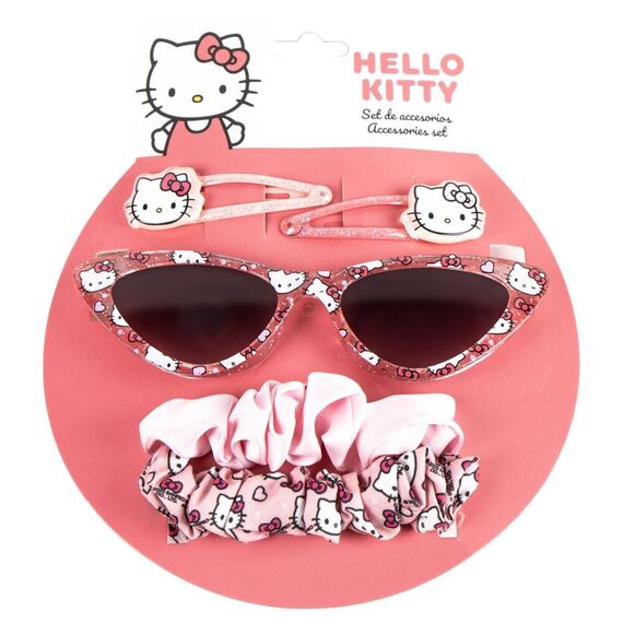 Zestaw akcesoriów do włosów z okularami przeciwsłonecznymi Hello Kitty