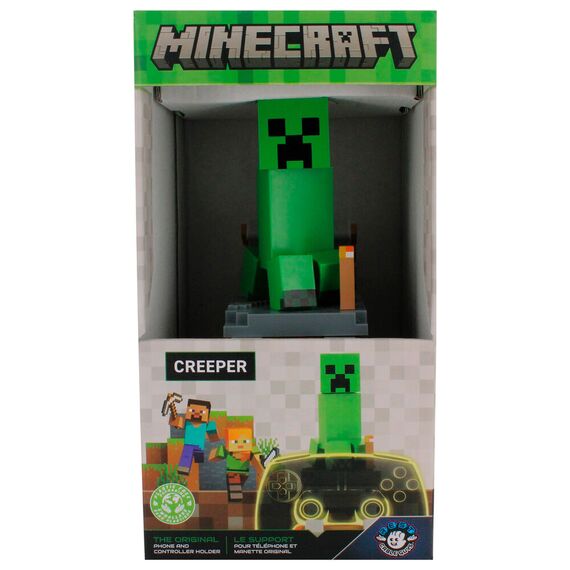 Podstawka pod telefon / kontroler Minecraft Cable Guy - Creeper- Zdjęcie 7