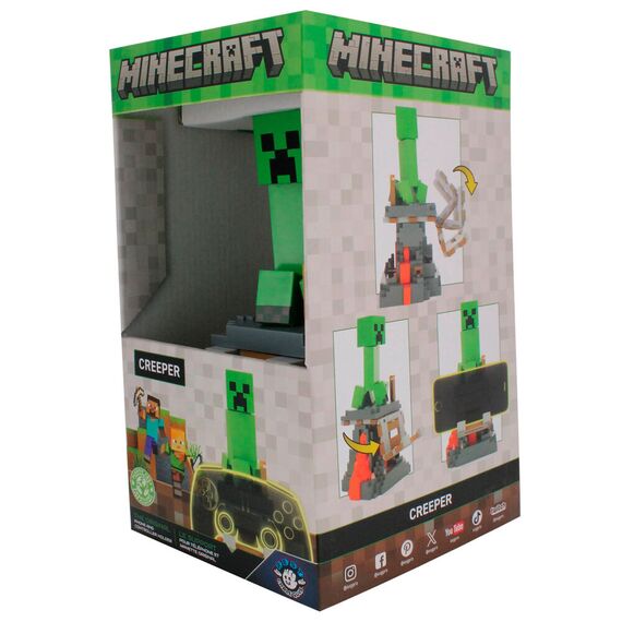 Podstawka pod telefon / kontroler Minecraft Cable Guy - Creeper- Zdjęcie 8
