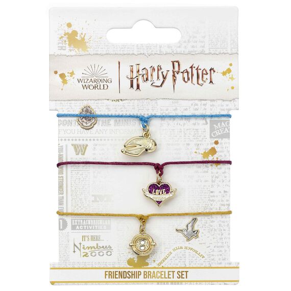 Zestaw 3 bransoletek Harry Potter - Golden Snitch Friendship- Zdjęcie 2
