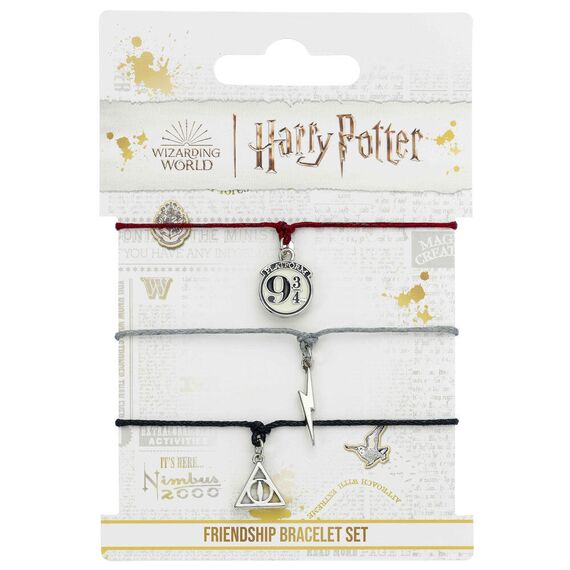 Zestaw 3 bransoletek Harry Potter - Insygnia Śmierci- Zdjęcie 2