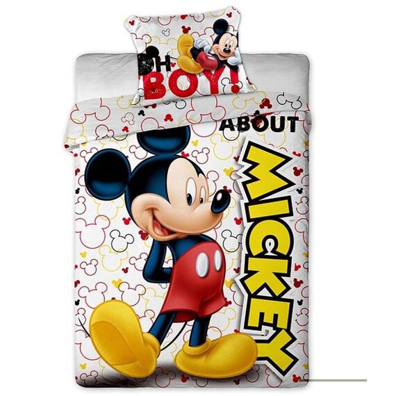 Komplet poszewek z mikrofibry Disney - Mickey (140x200cm)