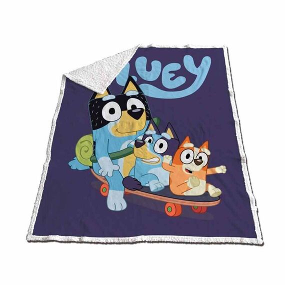 Koc sherpa Bluey 120x150cm