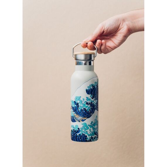 Butelka metalowa The Great Wave of Kanagawa Hokusai 500ml- Zdjęcie 5