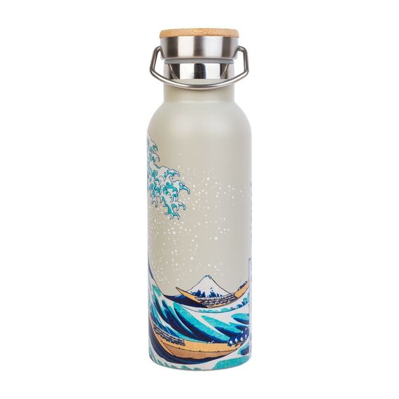 Butelka metalowa The Great Wave of Kanagawa Hokusai 500ml- Zdjęcie 2