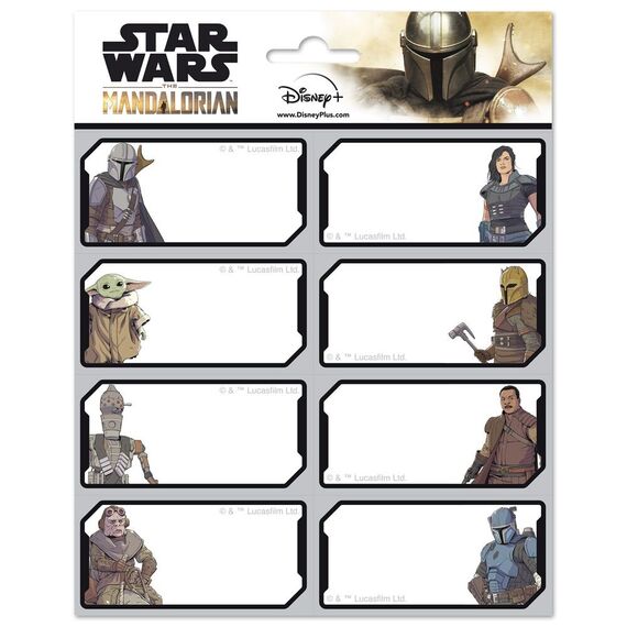 Naklejki na zeszyt Star Wars - Mandalorian