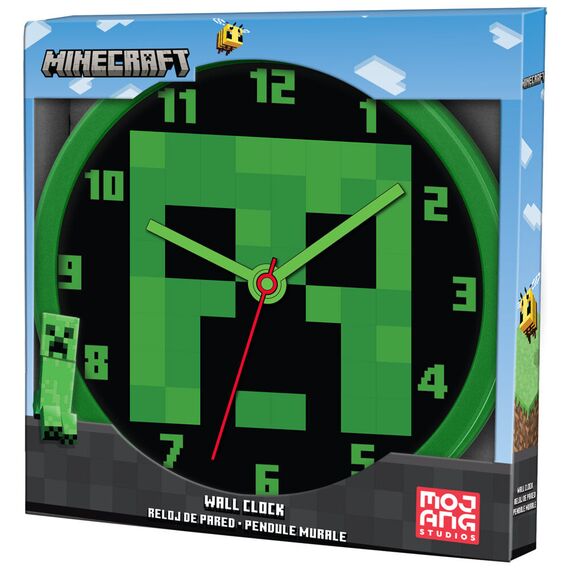 Zegar ścienny Minecraft - Creeper