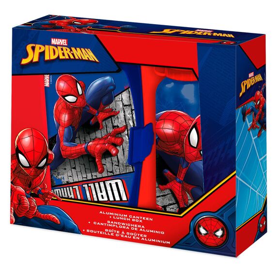 Zestaw pudełko śniadaniowe z butelką Marvel - Spider-Man