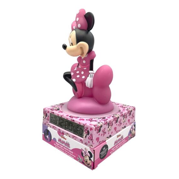 Lampka 3D z budzikiem Disney - Minnie- Zdjęcie 2
