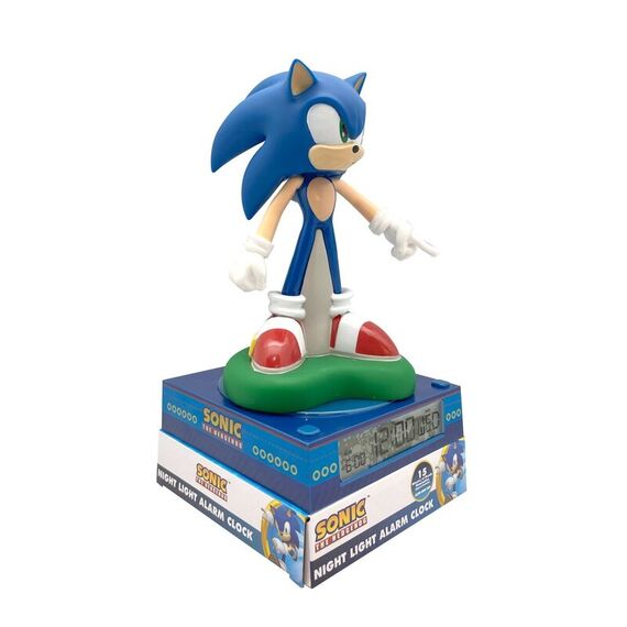 Lampka 3D z budzikiem Sonic- Zdjęcie 3