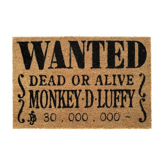 Wycieraczka One Piece - Wanted Monkey D. Luffy